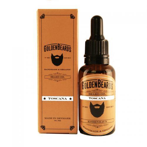 Golden Beards Skægolie, Toscana, 30 ml Golden Beards Skægolie, Toscana, 30 ml